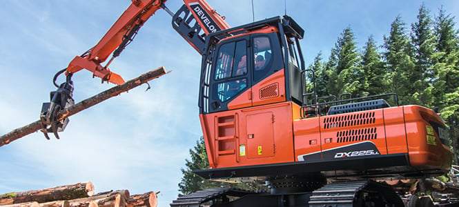 Develon forestry equipment